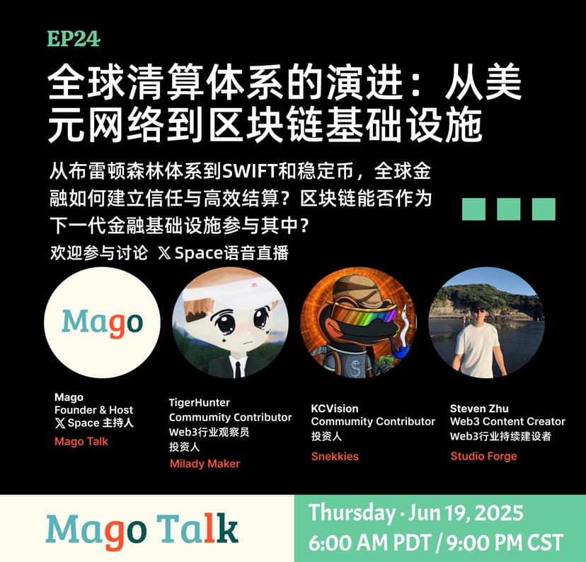 全球清算体系的演进：从美元网络到区块链基础设施